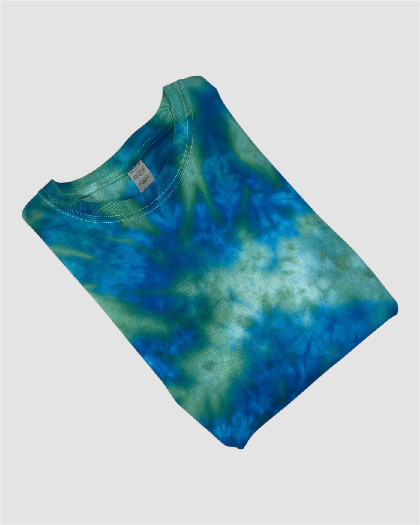 Blue/Green Tie-Dye Long Sleeve Tee