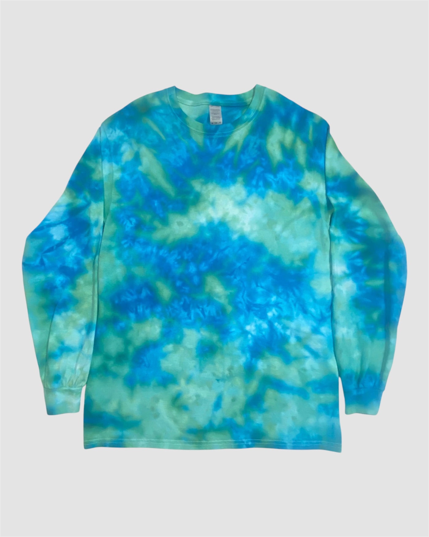 Blue/Green Tie-Dye Long Sleeve Tee