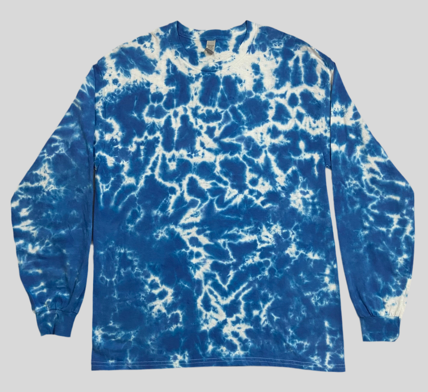 Blue & White Long Sleeve Tee