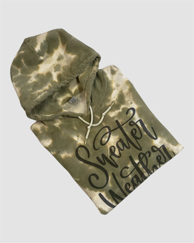 Sweater Weather Tie Dye Hoodie